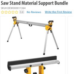 DeWalt chopsaw stand and chopsaw mounting brackets