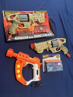 Nerf Guns And Extra Bullets