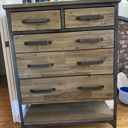 World Market wood and metal Aiden dresser
