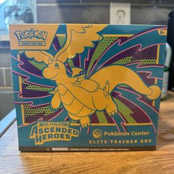 Pokemon Adcended Heroes Pokemon Center Elite Trainer Box