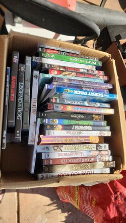 Huge media collection dvd vhs cd binders lots of stuff