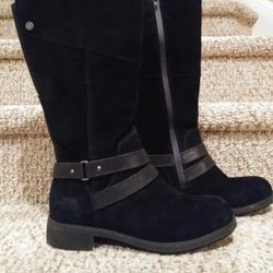 New Women's Size 9 NORTH FACE Boots[Retail $375] Suede Leather, Thermolite 200 Lining, Full Zipper Winter Boot 