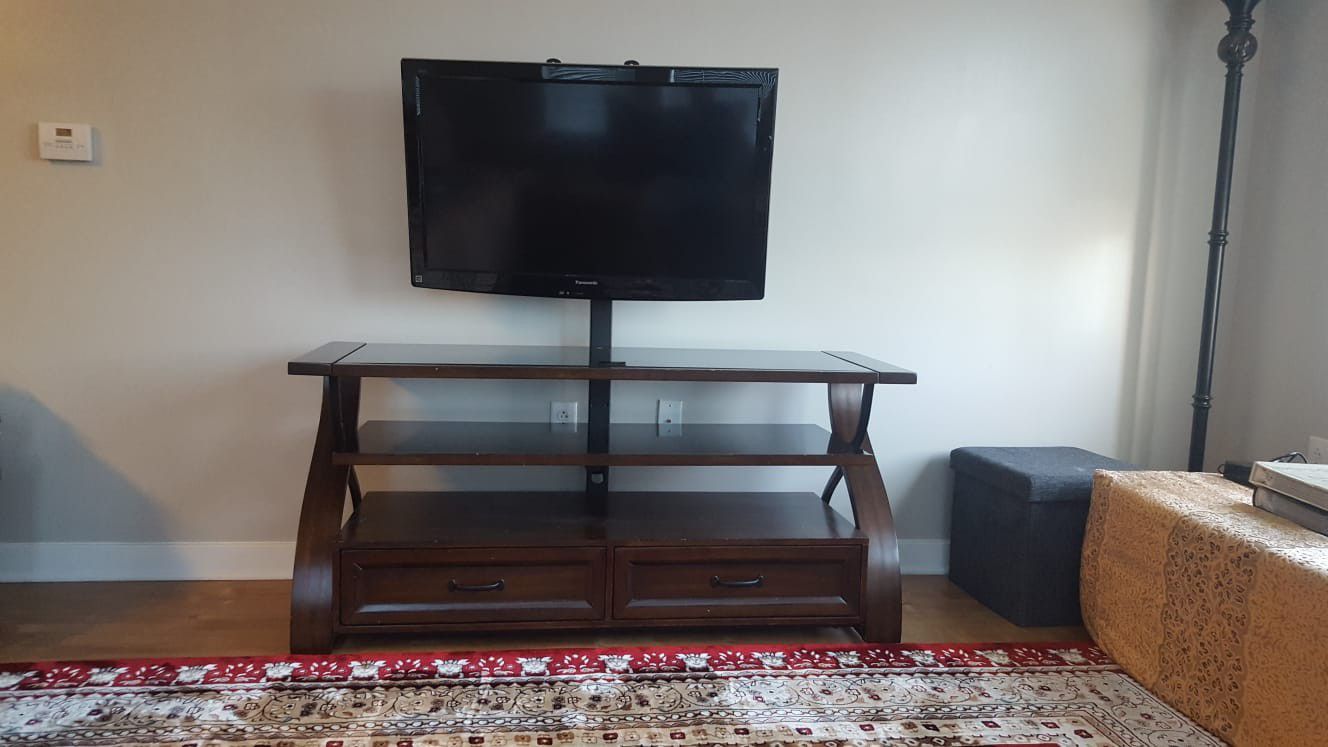 table and tv