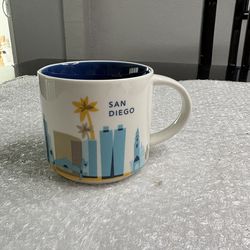 Starbucks You Are Here Series San Diego ceramic mug
