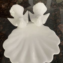 Ceramic Dove Jewelry Holder