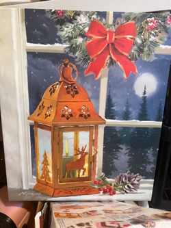 Battery Operated Holiday Wall Art