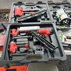 4 Pc. Pneumatic Nail Gun Kit NEW