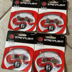 🔋 Streamlight TLR-6 CR-1/3N Lithium Batteries (4 Packs) – Brand New