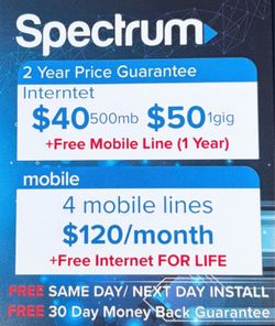 Spectrum internet