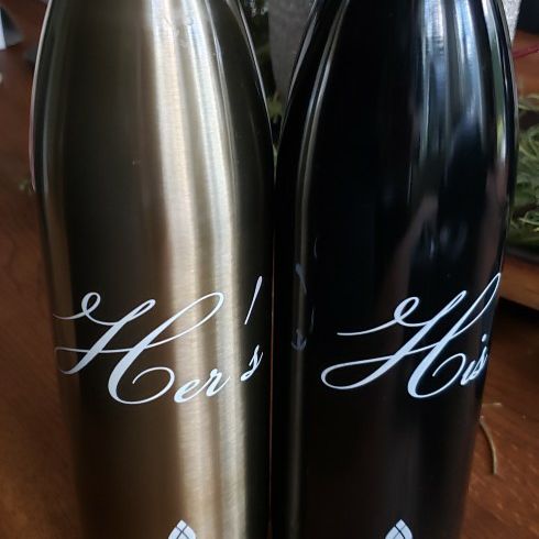 Unused His And Hers MANNA Insulated Bottles