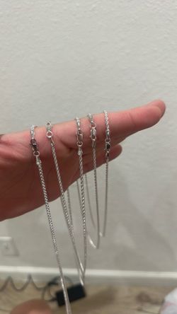 Silver Chain Necklaces  .925 silver