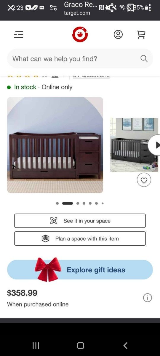 Graco Remi 4-in-1 Convertible Crib and Changer (Unopened Box!)