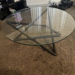 Glass Coffee Table (2 Piece Set)