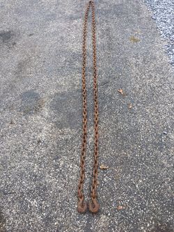 20 Foot heavy duty chain with hooks
