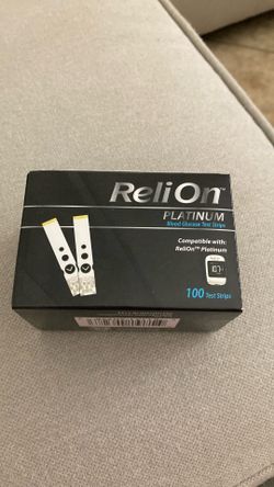 Platinum Blood Glucose Test Strips