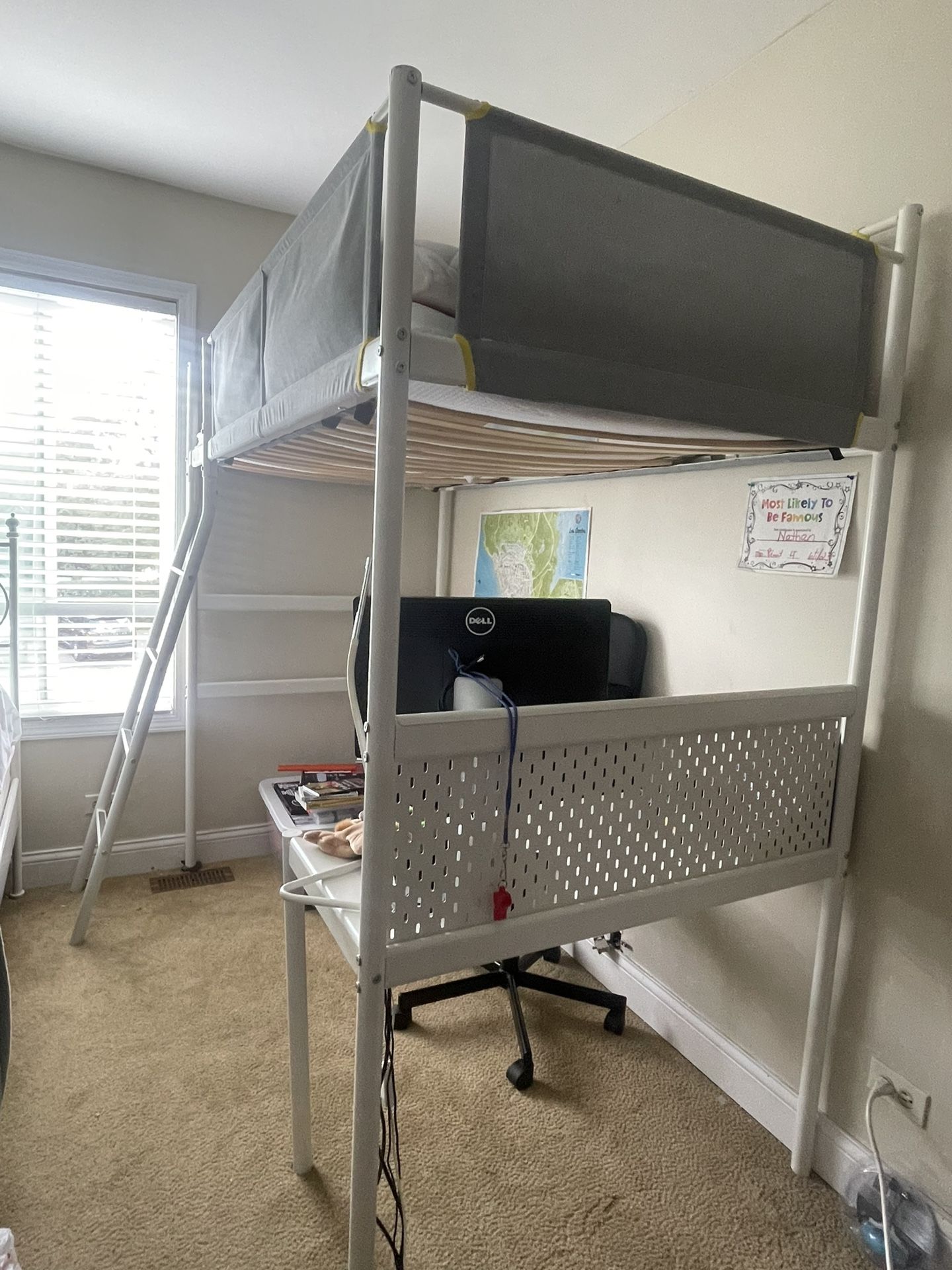 IKEA Bunkbed With Desk