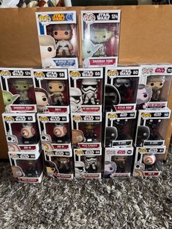 Star Wars Funko pop lot (17)