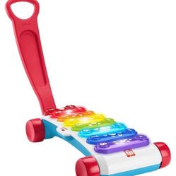 Fisher-Price Baby to Toddler Learning Toy Giant Light-Up Xylophone Pull-Along Musical Activity with Smart Stages for Infants Ages 9+ Months