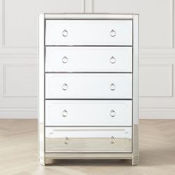 Z Gallerie Simplicity Mirrored Chest 