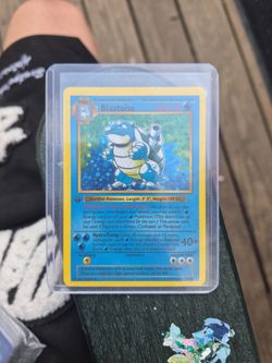 Shadowless 1st edition blastoise