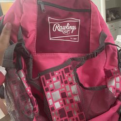 Rawlings Pink Backpack 