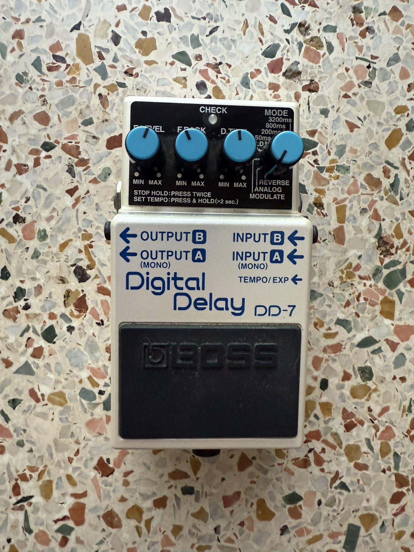Boss Digital Delay (DD7) Effects Pedal