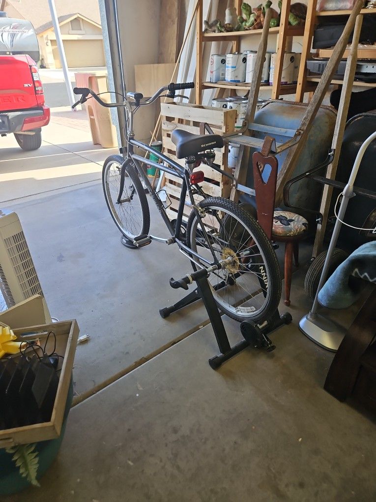 Schwinn Bike and indor fitness bike trainer