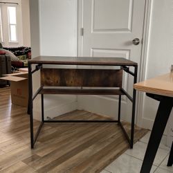 Brown Wood Office Desk Table 
