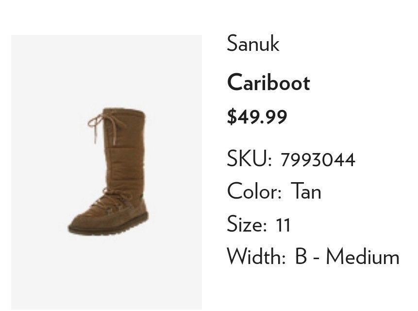 Women's Sanuk winter snow boots