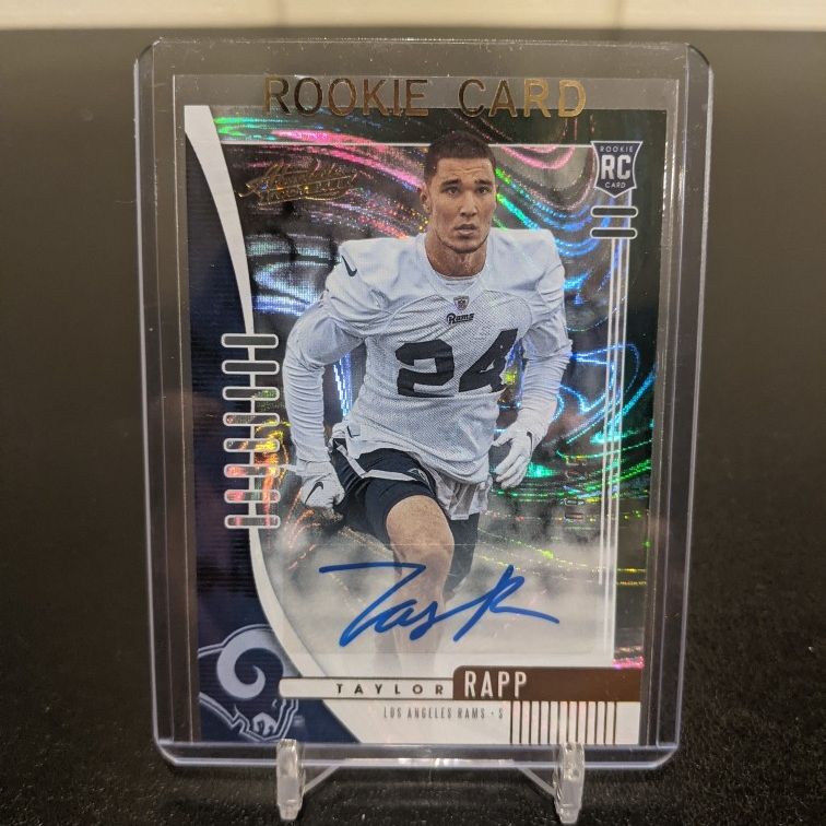 2019 Panini Absolute 🏈 Taylor Rapp Auto /25