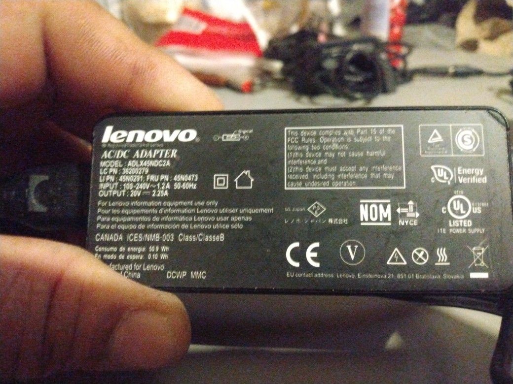 GENUINE LENOVO  ADLX45NDC2A Charger Adapter for Lenovo ThinkPad X1 Carbon T540p L440 T470s T470 T460 T460s T450 T450s T440 E540, Yoga G50