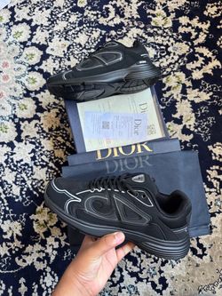 Christian Dior B30 Black Sneakers – Men’s – Excellent Used Condition