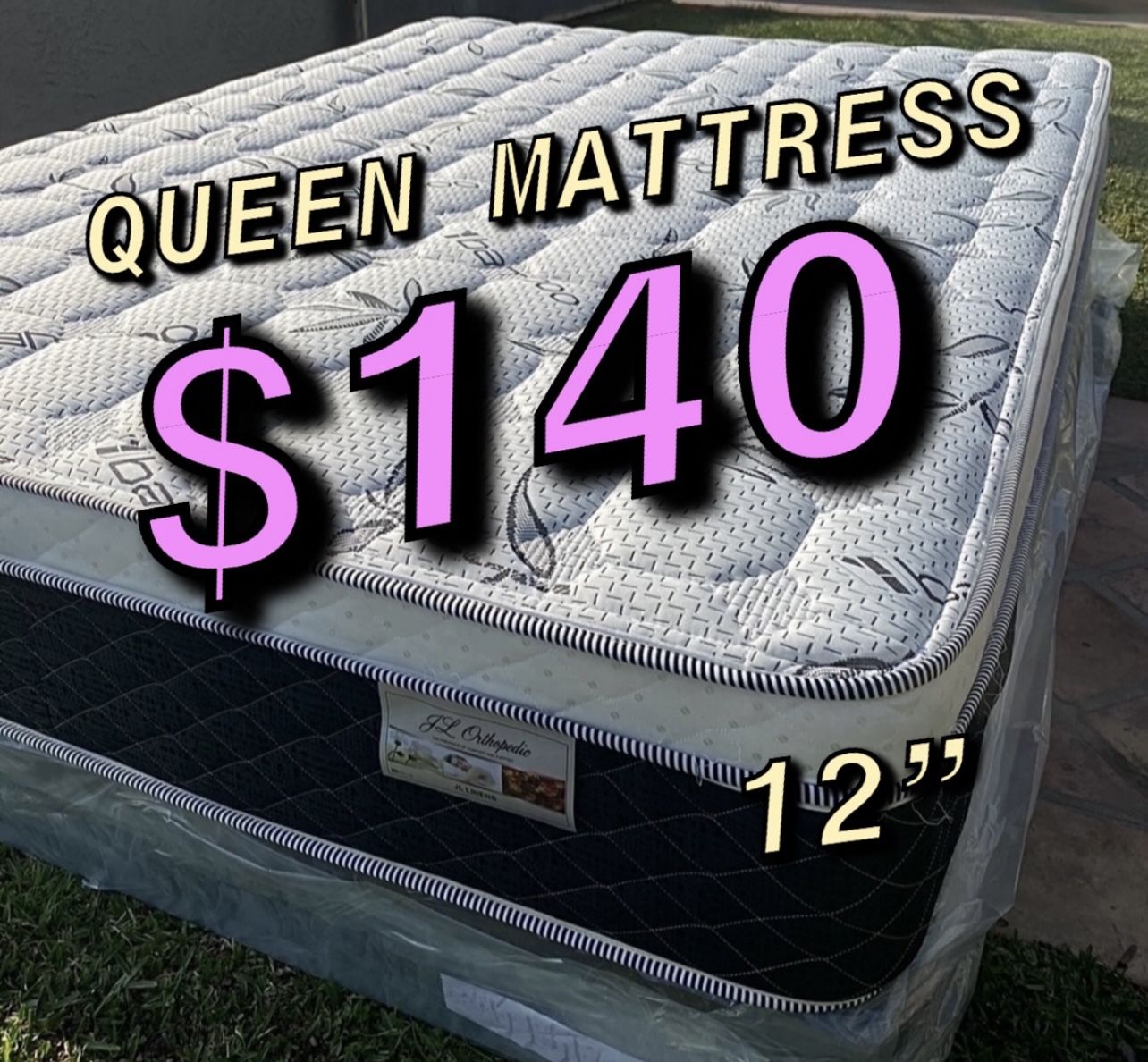 New Queen Mattress Only $140