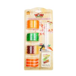 YOH Sushi 4 Piece Sushi Set - Marshmallow, Apple, Grape, Strawberry, Mango
