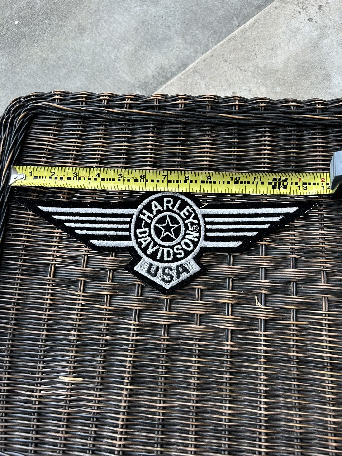 Large Vintage Harley Davidson Wings Patch Unused New