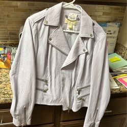 NWT Michael Kors Genuine Leather Jacket