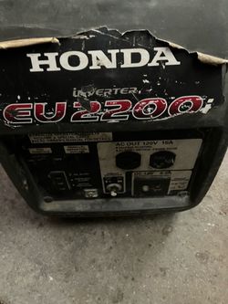 Honda eu 2200i gas generator