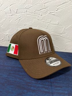 LMB Team Mexico new era brown Mexico flag 9forty a frame SnapBack hat