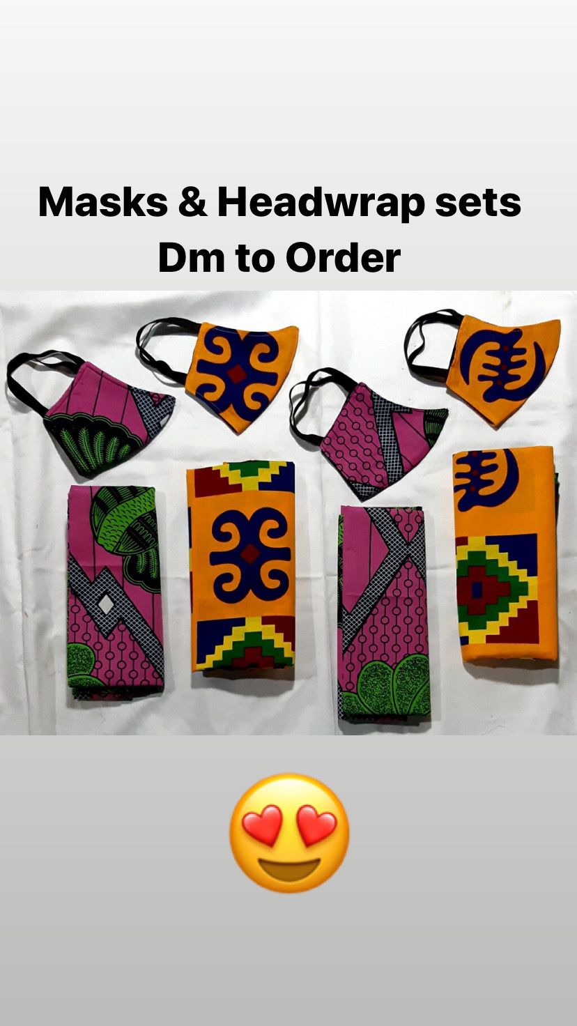 Masks and Headwrap Sets