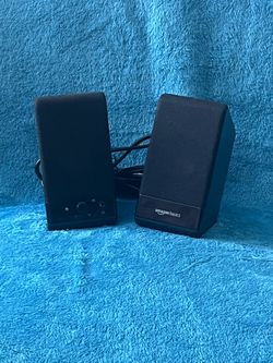 AMAZON BASICS USB POWERED COMPUTER SPEAKERS PAIR