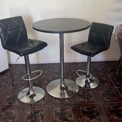 Bar Table And Stools Set