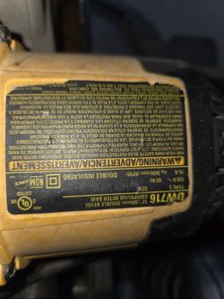 Dewalt 12" miter saw