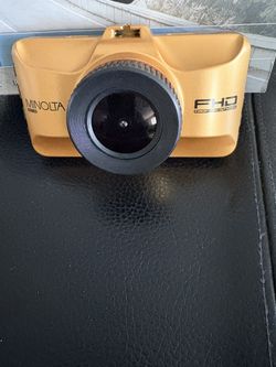 Minolta Mini Dash Cam With Accessories 