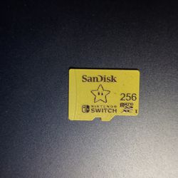 Nintendo Switch Sandisk 256GB Memory Card