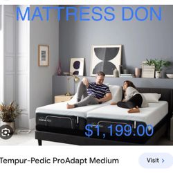 King Queen Size Tempurpedic ProAdapt,  ProBreeze,  LuxeBreeze Mattress  Pro Breeze /Luxe Adapt /Pro Adapt /Adapt /cloud /Tempur pedic contour Supreme 