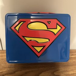 Metal Superman Lunch Box