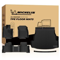 Michelin Vehicle Mats, Premier Series All-Weather TPE Custom Fit Liner Toyota RAV4 Hybrid 2026-2027