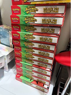 *LOT OF 12* Pokemon Ascended Heroes First Partners Deluxe Pin Collection