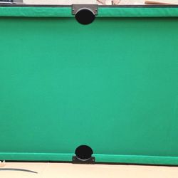 EastPoint Miniature Pool Table Top W/ Balls 64" x 32.5" Air Hockey