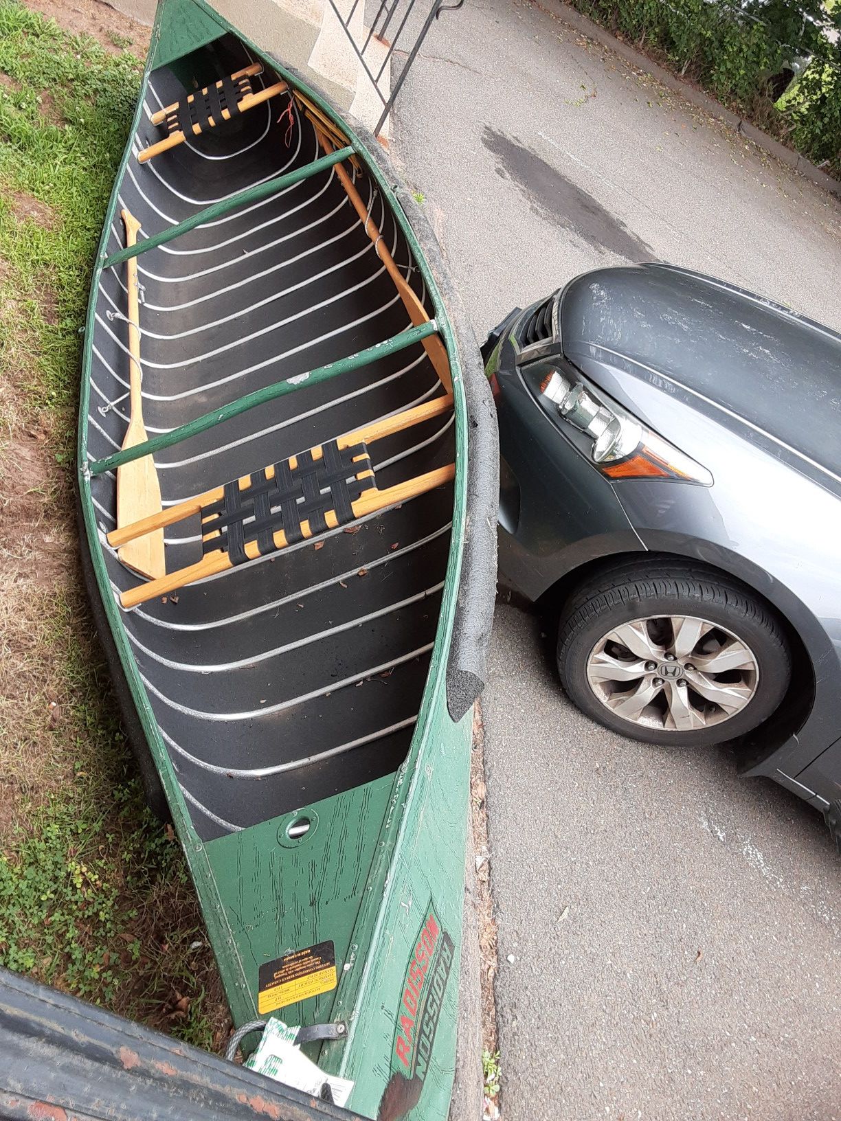 😮 RADISSON ALUMINUM CANOE!!!